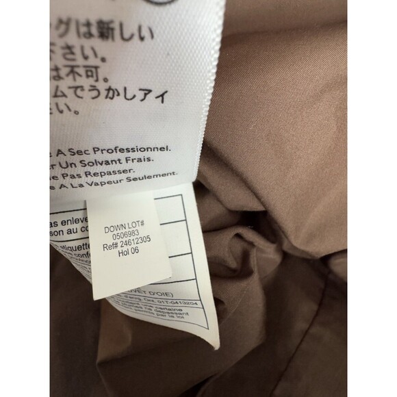 Vtg Eddie Bauer Goose Down Vest with Faux Fur Collar Women's Size Large‎ - Picture 9 of 9